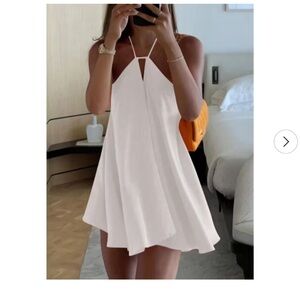 Chic White Mini Dress